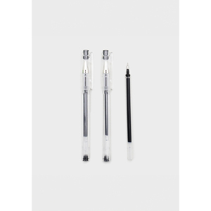 Neotech 2 penne Gel ricaricabili 0.38mm inchiostro nero - Product Image 1