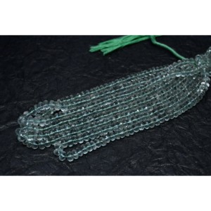 Cuentas de Amatista Verde Natural al por Mayor, Cuentas de Morganita en Forma de Rondelle de 18 mm con Corte Liso para la Fabricación de Joyas, Jaipur, India - Product Image 3