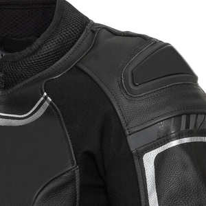 Chaqueta de cuero de moto ajustada superventas nuevo diseño en blanco negro colores piel de vaca invierno adecuado hecho Pakistán - Product Image 5
