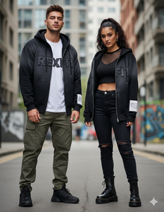 Nouveaux sweats à capuche unisexes les plus vendus en gros, avec logo personnalisé, broderie vieillie, style streetwear, épaules tombantes, effet délavé soleil, avec fermeture éclair - Product Image 4