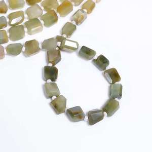 Natural Cat's Eye Faceted Nugget Shape Gemstone <b>Beads</b> 7x8mm Loose <b>Stone</b> <b>Beads</b> For Jewelry Making Wholesale Bulk Gemstone Supply - Product Image 4