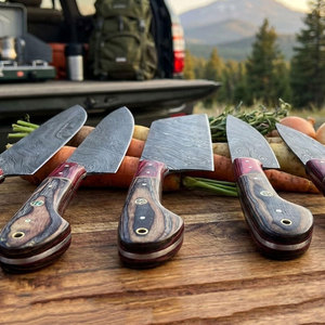 High End Damascus Steel <b>Kitchen</b> <b>Knife</b> Set Modern Pure Style Professional Cooking <b>Knives</b> Durable Blade <b>Kitchen</b> Tool Collection - Product Image 5