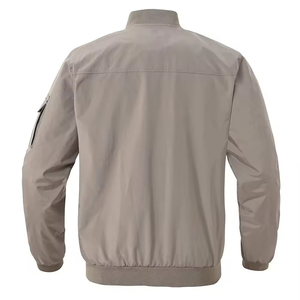 Chaqueta Bomber de Invierno para Hombre, Personalizada, de Poliéster, Corte Ajustado, Estilo Urbano, con Cierre, Ligera, Transpirable, Fabricante OEM - Product Image 2