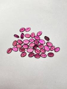 Turmalina rosa natural, piedra preciosa suelta facetada de corte ovalado, 3x5, 6x4, 7x5, 6x8 mm para la fabricación de joyas. - Product Image 4
