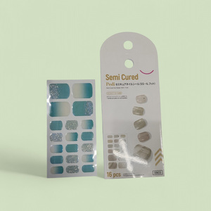 Autocollant pour ongles en gel effet miroir/solar, origine Corée, sans lampe, semi-durci, gel souple, haute brillance. - Product Image 2