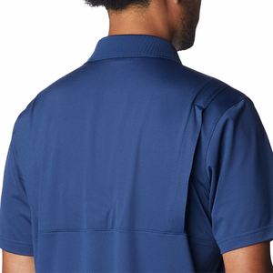 Polo en coton Oxford à manches courtes pour homme, couleur unie, respirant, style décontracté, coupe classique - Product Image 4