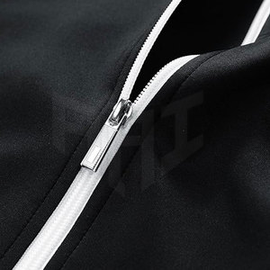 Ensemble de survêtement pour homme, deux pièces, décontracté, à porter au quotidien, couleur unie, coupe confortable, style tendance - Product Image 4