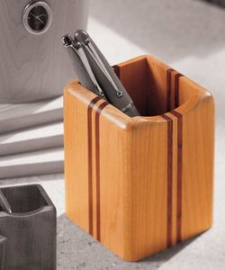 Handmade Wooden <b>Pen</b> Holder Desk <b>Organizer</b> Natural Wood Pencil Holder for Office School Home Study Table Stationery Storage Decor - Product Image 2
