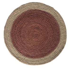 Mantel individual redondo de algas marinas de granja Natural de diseño clásico, alfombrillas y almohadillas resistentes al calor para uso doméstico, estilo coloreado - Product Image 1