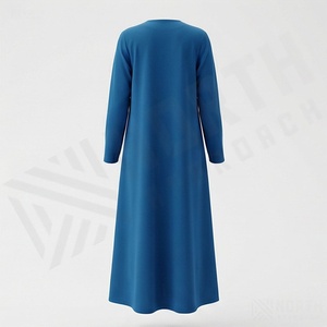 Último Estilo de Vestido Musulmán para Mujer, Abayas de Primera Calidad, Color y Talla Personalizables, Poliéster Ligero, Moda Étnica - Product Image 2