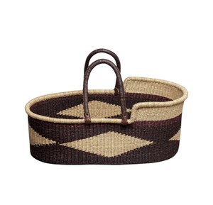 Supply modern geometric diamond high wall seagrass <b>changing</b> <b>basket</b> with rattan <b>changing</b> kid <b>basket</b> featuring double straps - Product Image 1