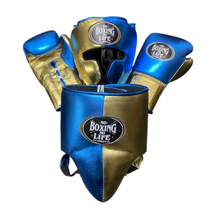 Juego de Sparring de Boxeo de Cuero Vacuno Genuino de Alta Calidad, Sin Boxeo No Hay Vida, para Entrenamiento de Boxeo y Gimnasio - Product Image 1
