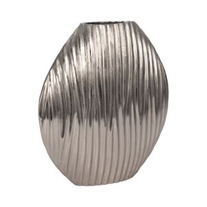 Venta al por Mayor de Floreros de Aluminio Dorado con Elegante Textura de Guijarros, Florero Moderno Hecho a Mano para Mesa, Acabado Dorado, Decoración para el Hogar, Regalo - Product Image 5