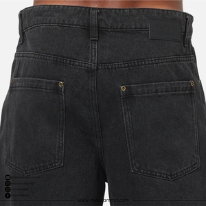 กางเกงยีนส์ขาสั้นผู้ชายสไตล์วินเทจ ปี 2026 ลุคขาดๆ แบบคลาสสิก 5 กระเป๋า คุณภาพสูง สำหรับฤดูร้อน ใส่ลำลองกลางแจ้ง ปักลายคริสตัล - Product Image 6