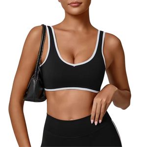 Soutien-gorge de sport personnalisé pour femme, nouvelle collection, haute performance, antichoc, dos ouvert, ajouré, pour gym, course, yoga et fitness - Product Image 2