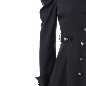 <b>Gothic</b> Vintage Womens Steampunk Victorian Swallow Tail Long Trench Coat <b>Jacket</b> Wholesale OEM ODM - Product Image 4