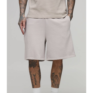 Pantalones Cortos Deportivos Personalizados para Hombre, Talla Grande, para Correr, de Algodón, Felpa Francesa, Cintura Alta, Pierna Recta y Ancha - Product Image 5