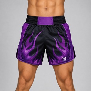 Pantalones Cortos de Artes Marciales Mixtas (MMA) y Muay Thai, Elásticos, Lisos, Personalizados al por Mayor, Talla Grande, Transpirables, para Hombre y Mujer, 2026 - Product Image 1