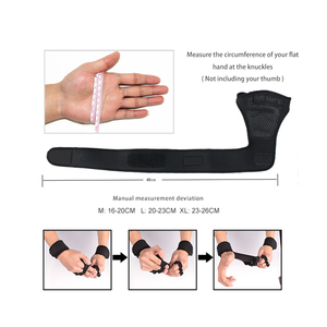 ถุงมือรัดข้อมือนีโอพรีนแบบยูนิเซ็กซ์ สายรัดปรับได้ สำหรับยกน้ำหนัก ออกกำลังกาย ฝึกซ้อม อุปกรณ์เสริมสำหรับการออกกำลังกาย - Product Image 1