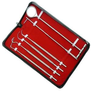 Kit Dental Equino Premium con Espejo, Sonda, Explorador y Instrumentos Veterinarios de Acero Inoxidable para el Cuidado Dental de Caballos - Product Image 3