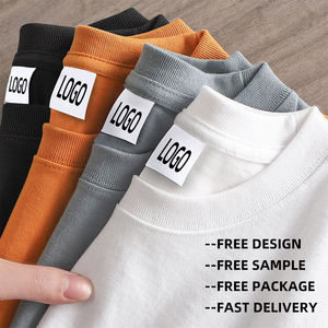 T-shirt Homme Premium 100% Coton 2026 Manches Courtes Streetwear Coupe Classique Uni Étiquette Personnalisée Respirant Extérieur - Product Image 2