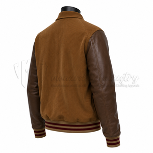 Chaqueta Universitaria de Béisbol Unisex Personalizada, Vintage, de Lana, Resistente al Viento, Transpirable y Ecológica, Fabricante OEM - Product Image 5