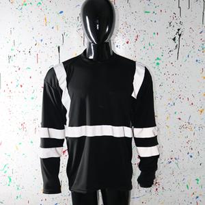 Camiseta de Seguridad Reflectante de Alta Visibilidad, Tejido de Poliéster Transpirable, Ropa de Trabajo de Seguridad Industrial, Antiestática, Certificada por la CEE - Product Image 1