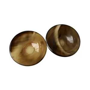 Tazón de Cuerno de Búfalo Natural Hecho a Mano, Tazón Ecológico para Servir, Vajilla Artesanal, Tazón Decorativo para Cocina y Comedor - Product Image 3