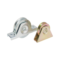 Roulettes en alliage de zinc durables, roulettes de porte coulissante en acier modernes pour usage extérieur intensif, pour hôtels, commerces et résidences