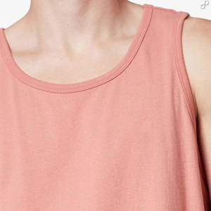 Camiseta sin Mangas Rosa para Hombre, Cuello Redondo, Tejida, Color Sólido, Estilo Casual - Product Image 4