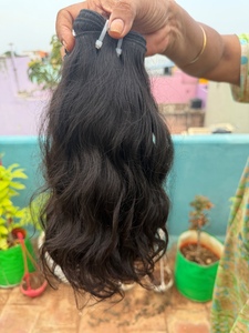 Cheveux humains bruts d'Inde du Sud, vierges non traités, naturels, ondulés profonds, fournisseurs de cheveux ondulés, cheveux humains bruts alignés sur les cuticules provenant des temples - Product Image 4