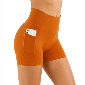 Shorts de compression pour femmes, séchage rapide, sport, fitness, entraînement, gym, taille haute, effet push-up, yoga - Product Image 1