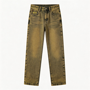 Ensemble de survêtement en jean épais et décontracté pour l'hiver, deux pièces, unisexe, personnalisé, pour hommes, séchage rapide, de notre usine de vêtements - Product Image 3