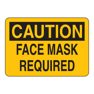 Señal de Seguridad: Se Requiere la Uso de Mascarillas Faciales para Laboratorios y Lugares de Trabajo - Product Image 2