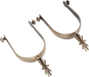 Espuelas para Caballo, Estilo Vaquero Vintage, de Aleación de Zinc con Engranaje, para Hombres, para Montar a Caballo - Product Image 2