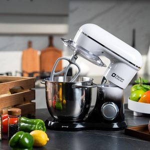 Robot pâtissier 5QT + 4.5QT avec deux bols, batteur à pétrir et fouet à œufs - Product Image 3