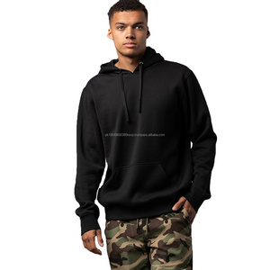 Sudaderas con Capucha para Hombre al por Mayor, 100% Algodón, con Logotipo Personalizado, Diseño Sólido, Forro Polar Térmico, Impresión Serigráfica para Invierno - Product Image 1