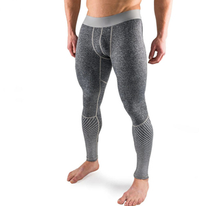 Leggings Deportivos de Cintura Alta Elástica Personalizados para Hombre, Antibacterianos, Transpirables y de Secado Rápido - Product Image 1