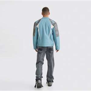 Vestes en cuir Avirex pour hommes, streetwear de luxe sur mesure de haute qualité / Vestes en cuir Avirex imperméables personnalisées pour l'extérieur, fabrication OEM - Product Image 4