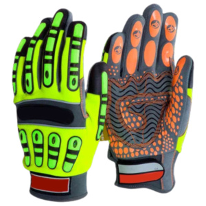 ถุงมือช่างอมารา หนังสังเคราะห์คุณภาพสูง ทนทานต่อความร้อน ป้องกันมือและแขนสำหรับงานอุตสาหกรรม - Product Image 6