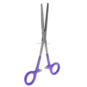 Nuevas Pinzas Hemostáticas de 7 Pulgadas, Rectas, con Empuñadura de Vinilo, Acero Inoxidable Alemán, Instrumento Quirúrgico Manual, Duradero y Reutilizable, con Certificación CE e ISO - Product Image 5