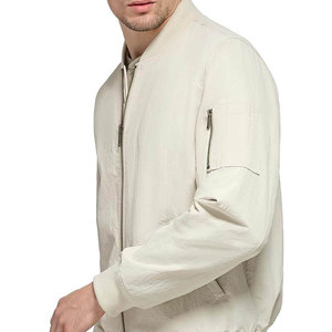 Chaqueta Bomber Ligera para Hombre, Cuello Acanalado, Ropa Exterior Informal a la Moda, Proveedor Mayorista con MOQ Bajo - Product Image 6