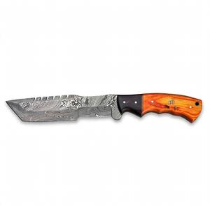 Custom OEM <b>hand</b> forged damascus steel utility <b>tool</b> with Wood Handle - Product Image 1