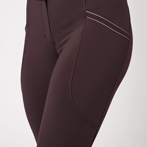 High Quality 4-way Stretch Horse Riding Breeches <b>Leggings</b> Tights <b>Equestrian</b> Wear Pants on Technical Fabric with Soft Feel - Product Image 5