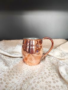Hammered copper mug <b>set</b> obsidian shoreline drink cups reusable premium <b>beverage</b> <b>serving</b> mugs durable finish - Product Image 5