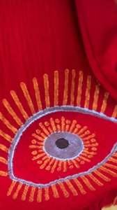 Túnica Blanca de Algodón con Bordado de Ojo de Diablo, Estilo Kimono, para Mujer Musulmana, Manga Larga, Vestido Kaftan, 2026 - Product Image 3