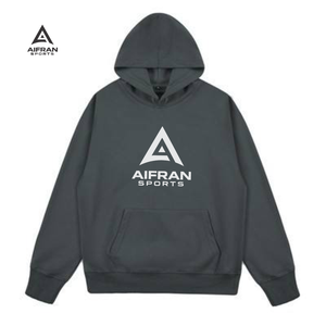 AIFRAN 100 Cotton Blank Hoodie Various Colors Custom Logo Heavyweight Streetwear Oversized Boxy Mens Pullover Wholesale - Product Image 3