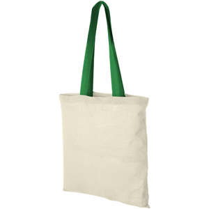 Sac fourre-tout en coton 100 GSM avec poignées colorées, léger, vierge, personnalisable, écologique, vente en gros, promotionnel, cadeau, shopping - Product Image 5