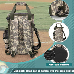 Nueva Bolsa de Béisbol Ligera y Resistente para Jugadores, con Múltiples Compartimentos y Fácil de Transportar - Product Image 6