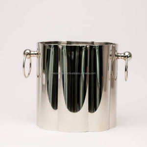 Enfriador de Botellas de Vino de Metal Personalizado al por Mayor para Bares y Restaurantes, Cubo de Hielo Ecológico e Impermeable con Asa, Capacidad de 3L - Product Image 6